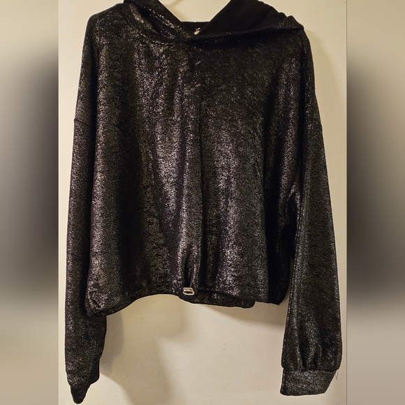 Pilcro Tops - NWOT! Pilcro Shimmery Black Knit Top - XL (clipped size/tags)